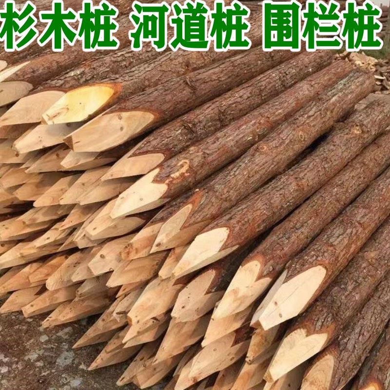 木桩打桩立柱户外河道工程测量定点围栏园林绿化树木支W伸缩杆杉