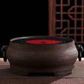 问古斋老岩泥电陶炉茶炉煮茶器功夫静音迷你烧水铁银铜壶玻璃烧水