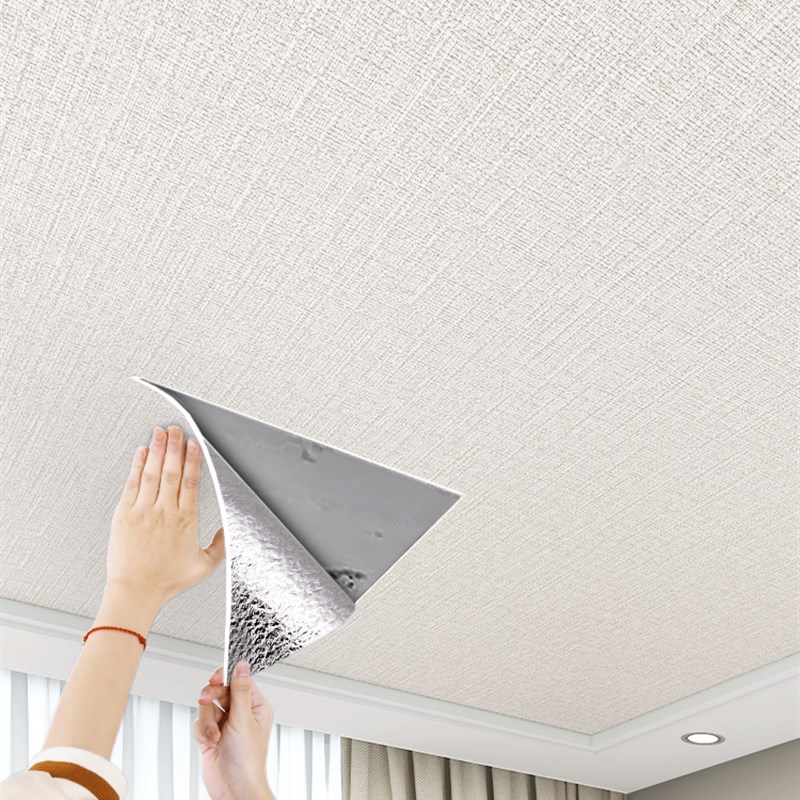 天花板贴纸自粘吊顶自装隔音壁纸墙纸软包墙贴T棚顶房顶装饰遮丑