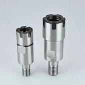 机床用螺纹连接式 ER连接杆ER20M M16 老式 ER20M M12锁牙头