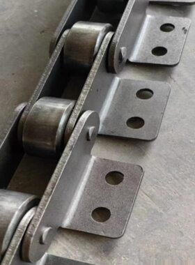 304不锈钢双节距滚子链条C212A小滚珠C212AL大滚珠节距38.1mm传动