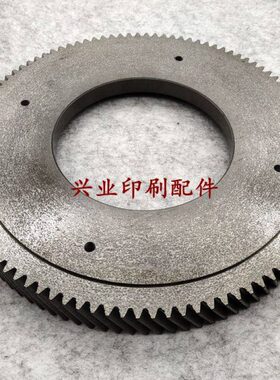 北人08机版滚筒大齿轮102齿轮N73-20314左旋齿轮橡皮滚筒大齿轮