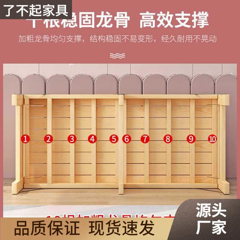 拼接床加宽床边实边木床儿童侧加长床缝延无FTE边大人床加宽拼接
