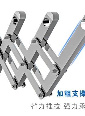 伸缩晾衣阳台家用外衣凉UHJ架室外不锈钢外杆飘晒衣架户外折叠挂