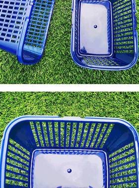 白色F96697SH熟胶2-12水果采摘篮篮草莓杨篮梅手提斤篮桑葚采摘筐