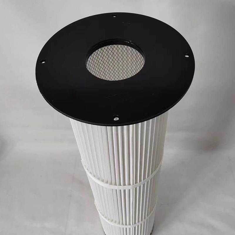 厂家除尘气过滤器工空气业工程机械粉尘过CLR滤筒法兰滤式折叠空