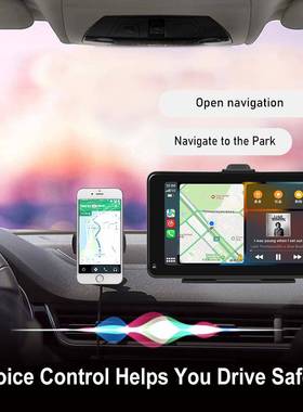 高有线7安寸带无线Carplay+YWD56卓带AUTO+安清卓投屏TF卡功能智