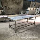 不锈钢工作台桌子操作台厨房商用架案板台面长方形打包台工厂