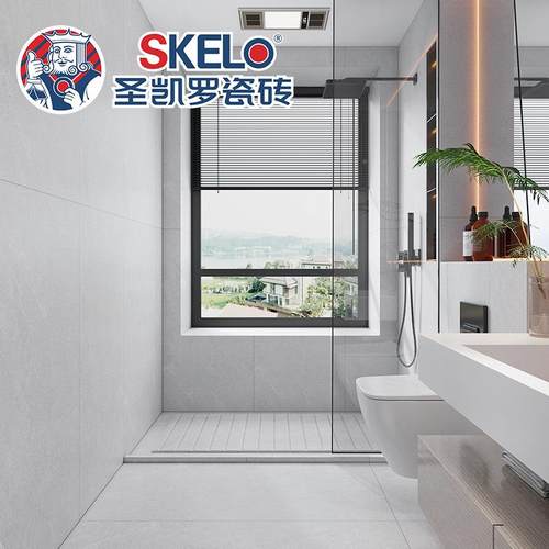 圣凯酒店罗卫生间淋浴板水防滑槽砖HFS12601淋浴房脚踏瓷砖浴室垫