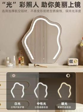 梳妆台斗柜一体室简化约现代书桌化妆台妆柜尾柜电脑桌卧床化NUI