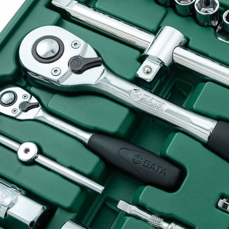 世达09518套筒工具组套机修80件组合工具套装棘轮两用扳手旋具头