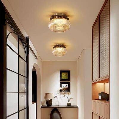 中古风阳台吸灯过新走688款法式进顶门厅田道园轻奢玄关入户廊吸