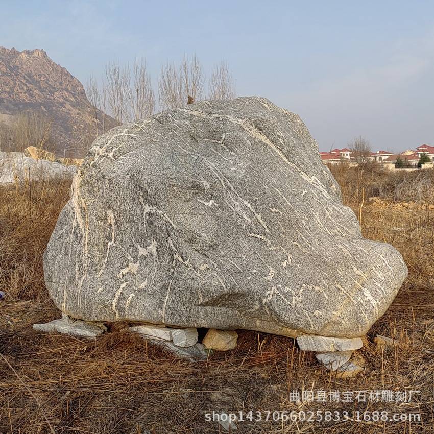 大型景观石泰山刻字石雪浪石广场单位小区门口刻字门牌石厂家