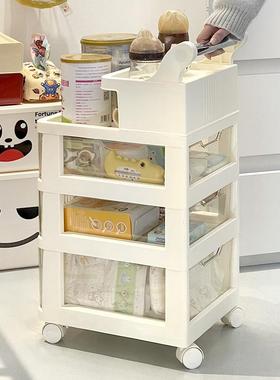 架桌收纳柜架抽下屉式可移动小推车收纳置物学AL101461生宿舍文具