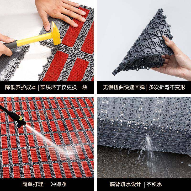 室外外930B台阶防滑地垫入门户门底垫脚户镂空垫pvc进地毯耐磨商