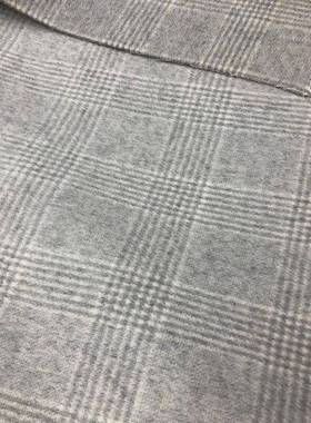 毛纺UAK秋冬格子毛呢套面料条纹时装衣外布大料现货