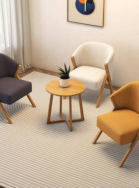 宿椅洽谈桌坐4724椅简约阳台民单人沙发休息室卧休闲椅酒店客房久