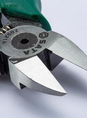 专无品牌/业日式塑料口钳水斜钳弹簧口剪6寸剪线钳剪钳70921A7092