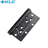 KLC合页黑色静音轴承滚珠子母合页4寸3.0厚免开槽单片合页