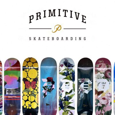 55滑板店 进口 PRIMITIVE 专业滑板板面 双翘板 美少女战士 联名