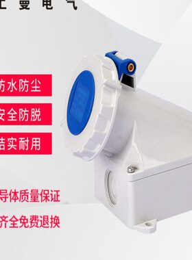 上曼电气NENMMAN防水TYP:1192工业明装挂壁式插座16A单相3孔IP67