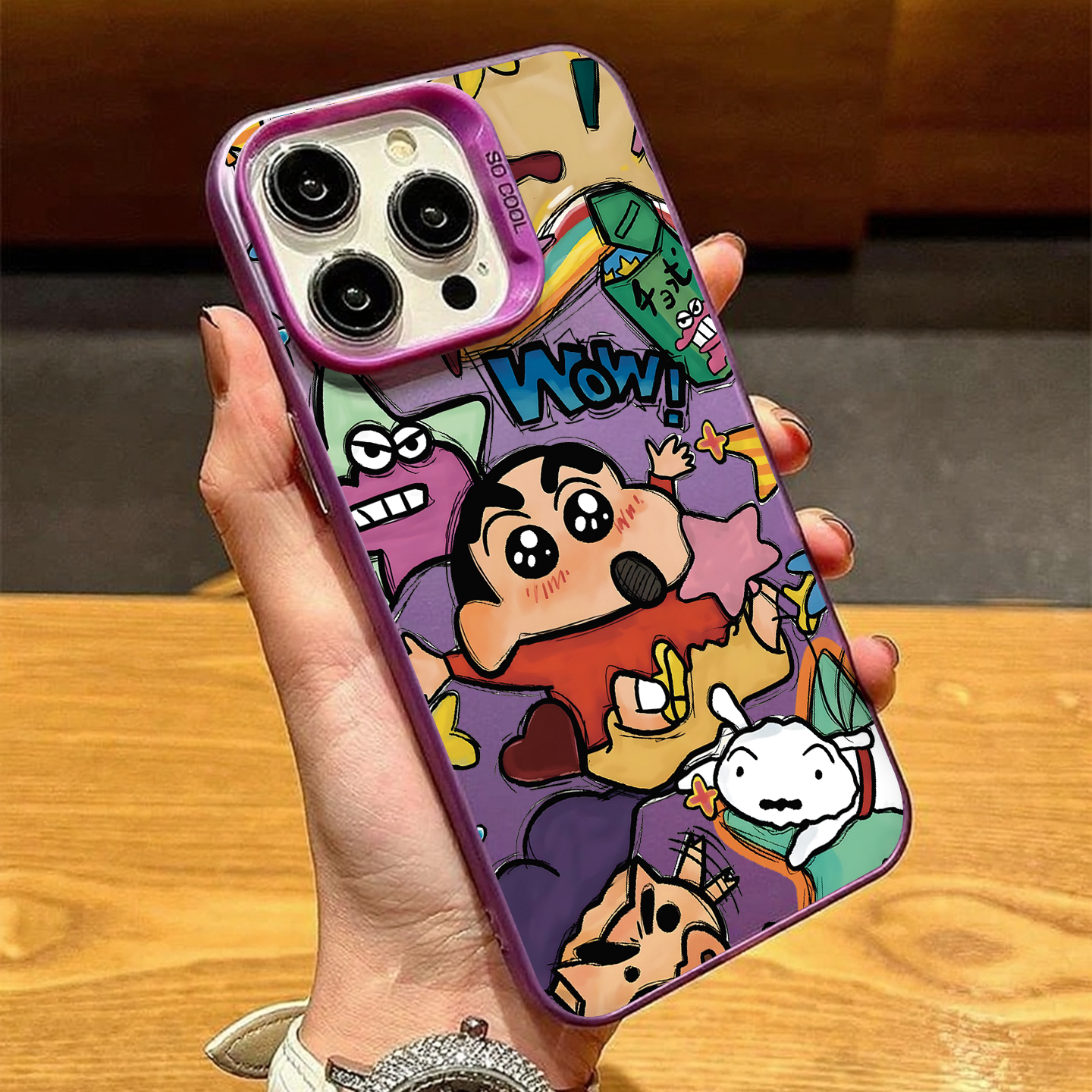 卡通蜡笔小新手机壳创意