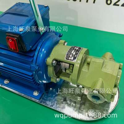 旺泉WCB50-380V手提式齿轮油泵、便携式齿轮泵、手提油泵、机油泵
