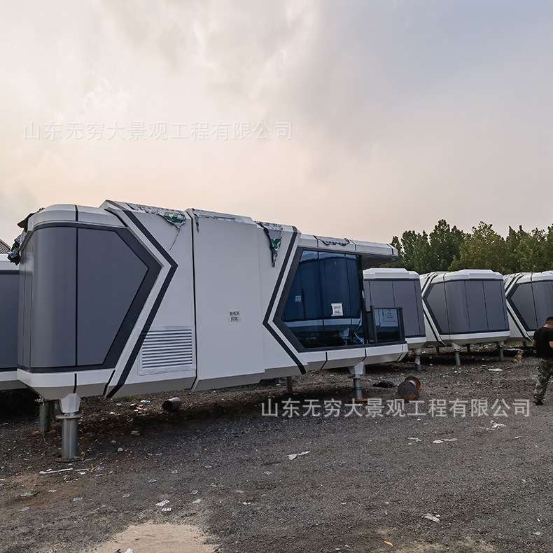 景区露营网红太空舱移动民宿 景区多功能酒店式移动民宿 设计安装