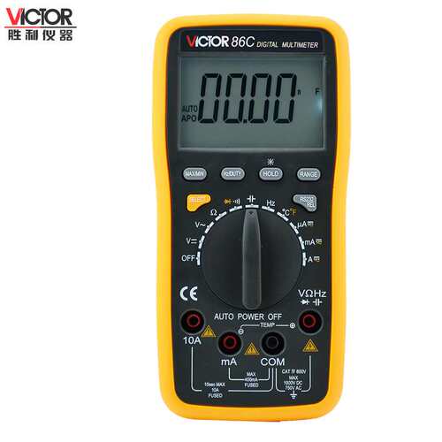 胜利仪器VC86C/VC86D自动量程智能型数字万用表数字数显示