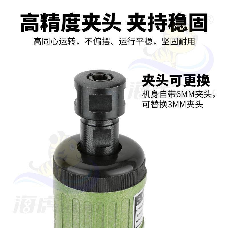 弯海虎气动打289磨加长杆抛光机头刻机直磨汽磨磨光砂轮补胎气机