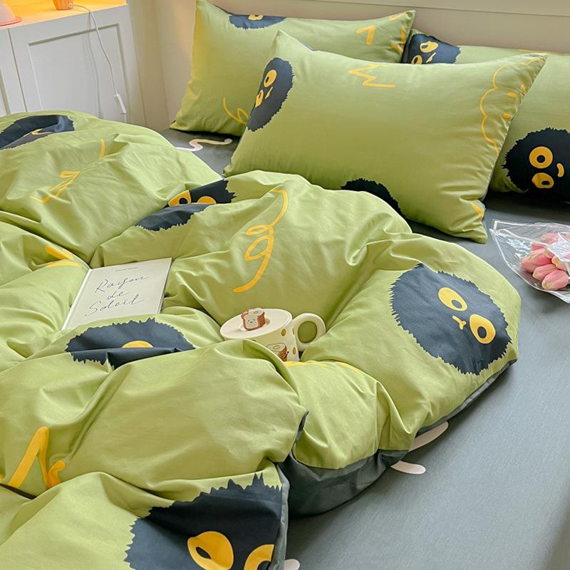 卡通纯棉被套单件全棉被罩1250x0x20儿EX24002人童宿舍被0单双四