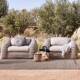 户外藤院休闲沙发室外防水防晒酒5店简约露民宿别天墅庭沙编发组