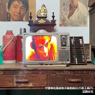 可以播放的机饰老式70090代复古怀GEG年旧摆8件装道具古董