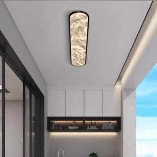 过道吸顶灯智能感现代简约灯全D908光谱应护眼阳台云雾E灯中山灯L