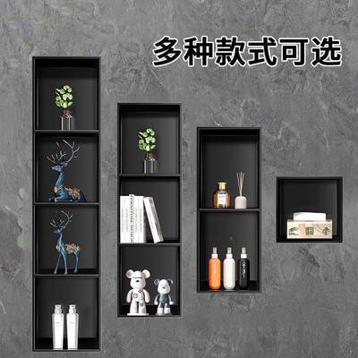 卫生嵌间式入室置物SSA-01架浴304不锈钢壁龛201不锈钢电视分层隔