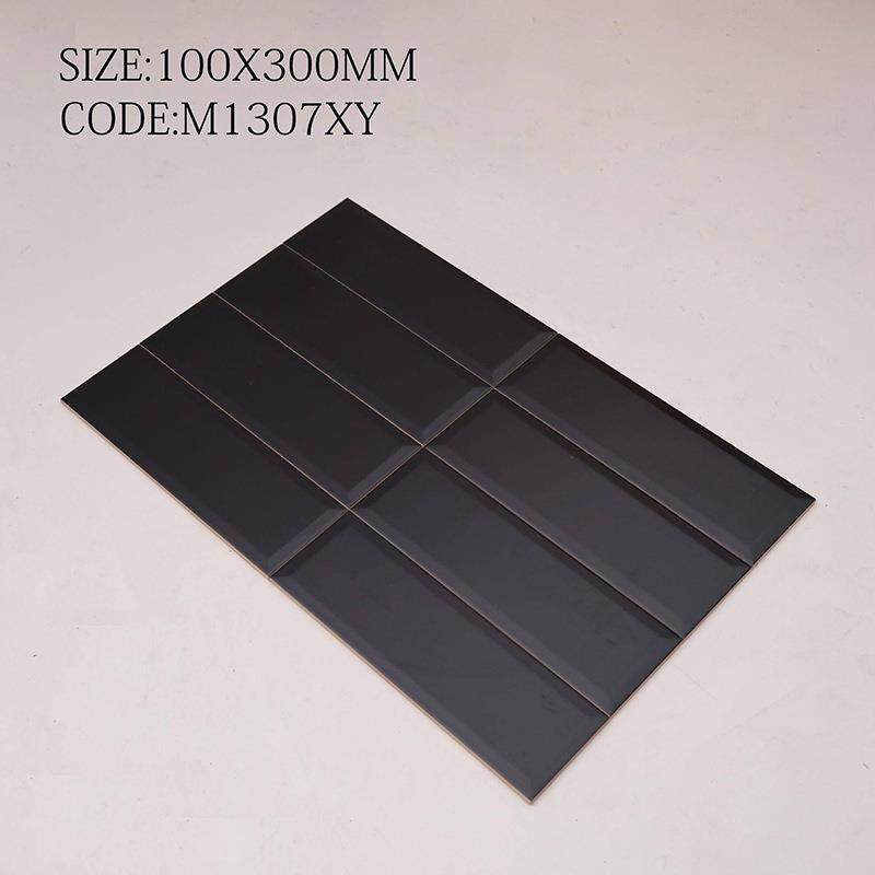 100X00哑光-斜边手工现片餐瓷厅吧台别墅电视背景厨房3墙砖货