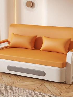 沙发床折叠两用FLU2床02新伸款单人床小户型客厅多功能科技布5缩