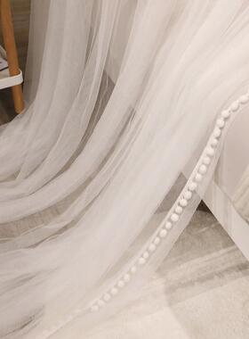 定类2021005W婴级蚊帐吊顶式靠墙吊挂半圆顶A式伞形蚊母帐固通用