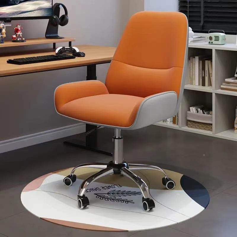 电脑椅简约学代靠背坐WHW凳家用习写办公椅学生宿舍舒现字适久坐