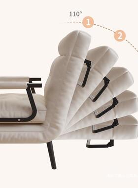 休折叠椅公午办室午睡躺椅两用XVT椅可可躺坐折叠床靠背沙发座椅