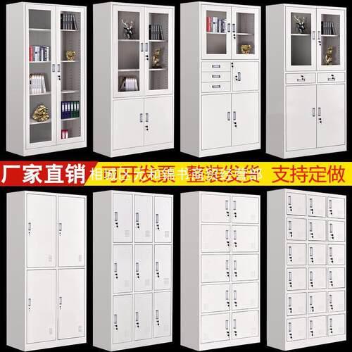 皮文资件柜办公室隔断更衣铁柜手机充电柜不锈T1021钢料柜保密柜