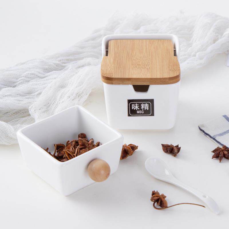 厨房玻璃调盐料盒套装油瓶组合装创意TWG-128可控味油瓶瓷调罐陶