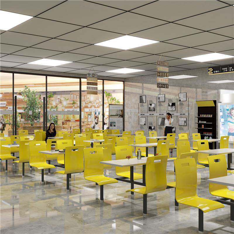 食堂连餐体桌椅餐CZY-0201馆员工4人饭6人8食堂餐桌店桌饮食堂桌
