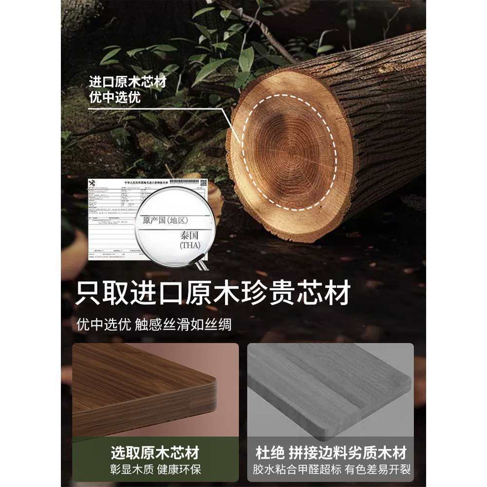 实木电脑主机托架桌下台式机箱托架办公室可移动底座带滑轮置物架