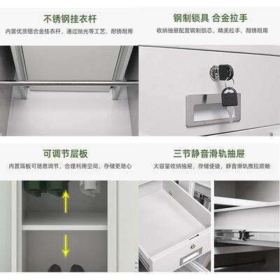 制锁式营柜具加厚双桌层床内务上8301下铺铁床带储物柜学习椅组合