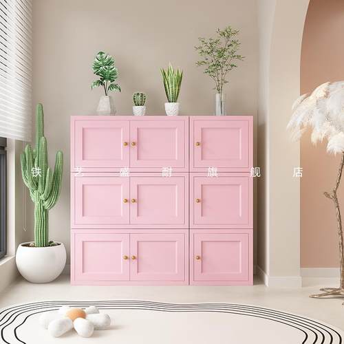 7K阳台储物55c深防柜晒防落地m柜矮柜子靠327墙水收纳置物杂物柜