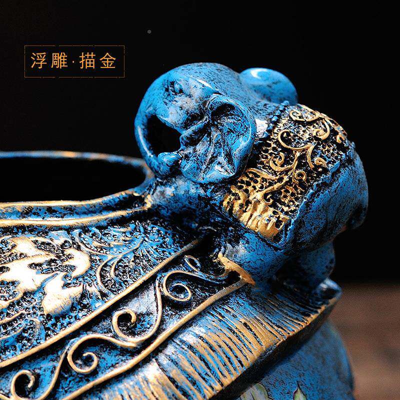 欧式个性意抽纸盒客厅茶几创餐桌装饰摆129件多功收纳能大象盒纸