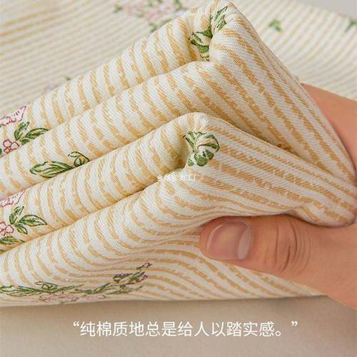 加厚纯棉被单CIR棉麻A类亚麻粗全三件套0枕床罩102老布床人单套单