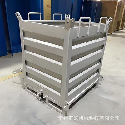 重自卸式废料箱工业转箱车间废料收集箱CKH叉周车底部开口倒型料