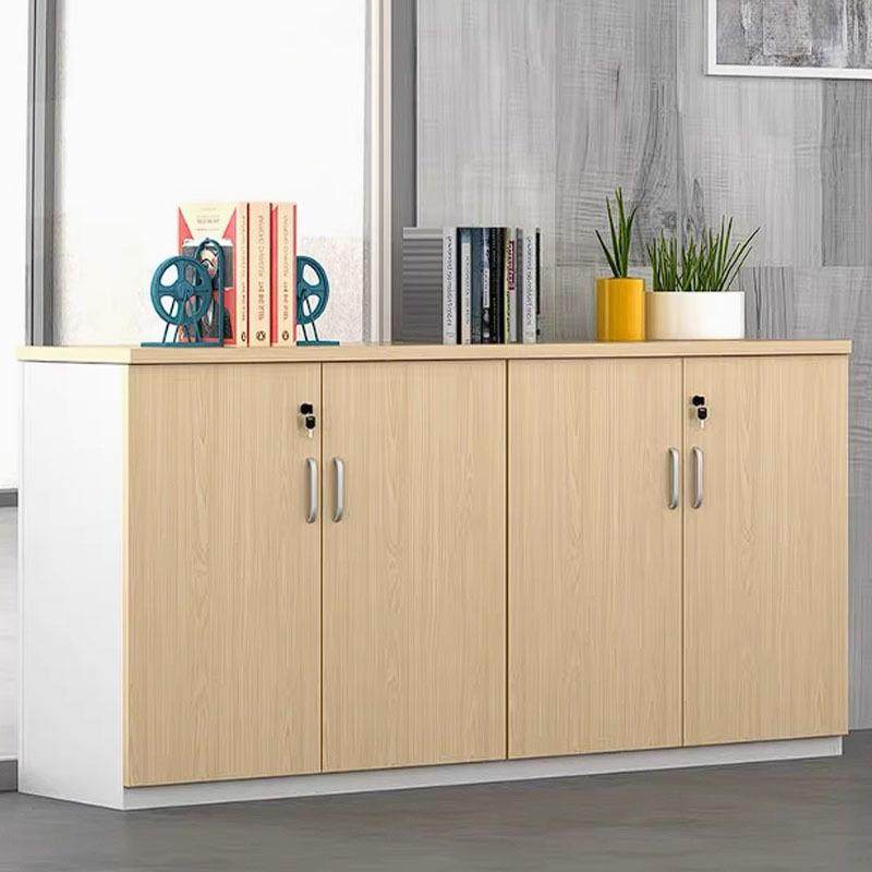 办公柜矮柜文件柜带锁公木018质隔断柜物柜室资料办柜地柜抽屉储